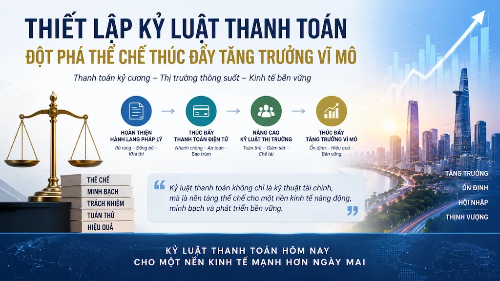 Thiết lập kỷ luật thanh toán: đột phá thể chế thúc đẩy tăng trưởng vĩ mô