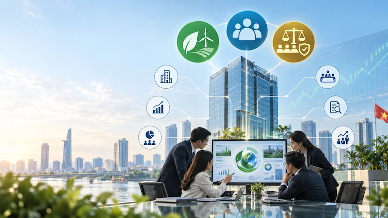Các yếu tố ảnh hưởng đến mức độ công bố thông tin ESG của các doanh nghiệp niêm yết trên thị trường chứng khoán Việt Nam