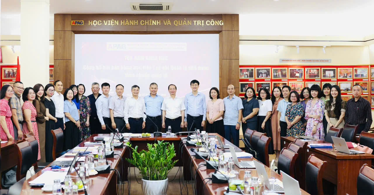 Tọa đàm khoa học: “Công bố bài báo khoa học trên Tạp chí Quản lý nhà nước theo chuẩn quốc tế”