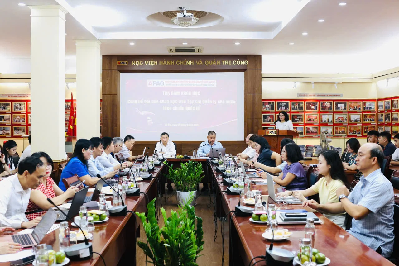 Tọa đàm khoa học: “Công bố bài báo khoa học trên Tạp chí Quản lý nhà nước theo chuẩn quốc tế”